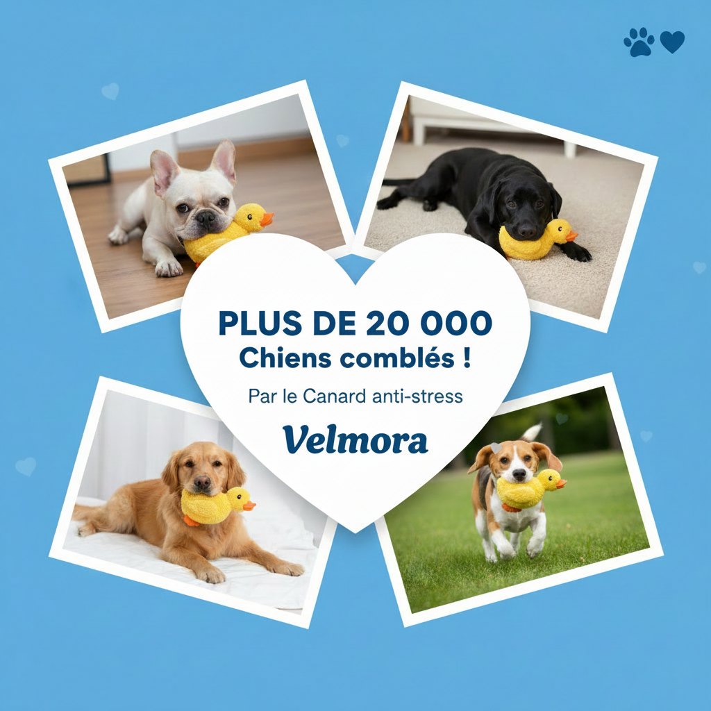 Canard Anti-Stress – 200 Chiens comblés – Velmora